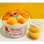 TRỨNG MUỐI, CHÀ BÔNG, PHÔ MAI SỐT ĐẶC BIỆT TÔ LỚN