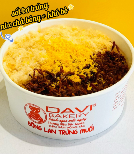 SỐT BƠ TRỨNG MIX CHÀ BÔNG + KHÔ BÒ