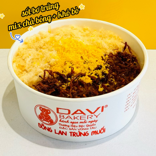 SỐT BƠ TRỨNG MIX CHÀ BÔNG + KHÔ BÒ