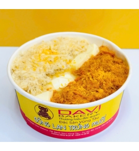 Bông lan trứng muối truyền thống phô mai viên