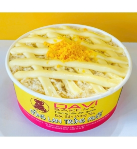 Bông lan trứng muối bơ trứng dứa thái