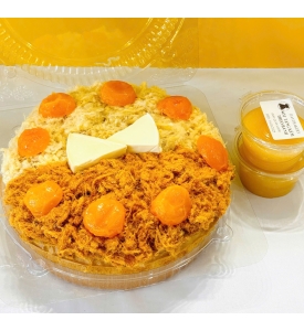 Bông lan trứng muối chà bông phô mai sốt đặc biệt - bánh ổ nhỏ